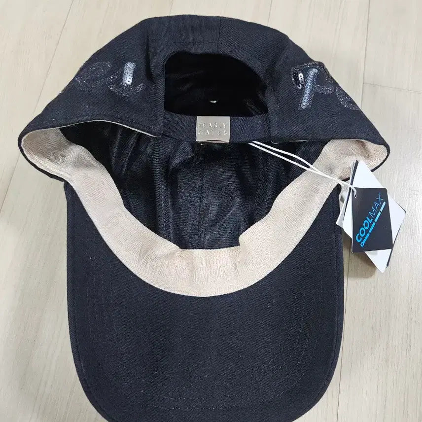 [BUNJANG] PEARLY GATES Smile Black Ball Cap / [PEARLY GATES] 파리게이츠 블랙 스마일 볼캡 56