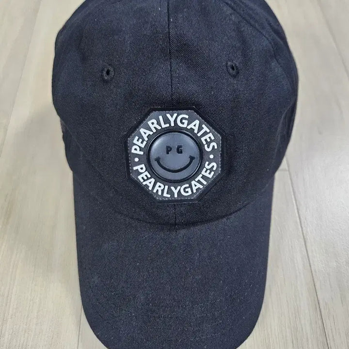 [BUNJANG] PEARLY GATES Smile Black Ball Cap / [PEARLY GATES] 파리게이츠 블랙 스마일 볼캡 56