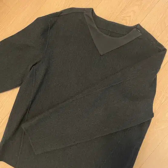 [BUNJANG] System Charcoal Long Sleeve Sweatshirt / 시스템 차콜 긴팔 맨투맨 티셔츠