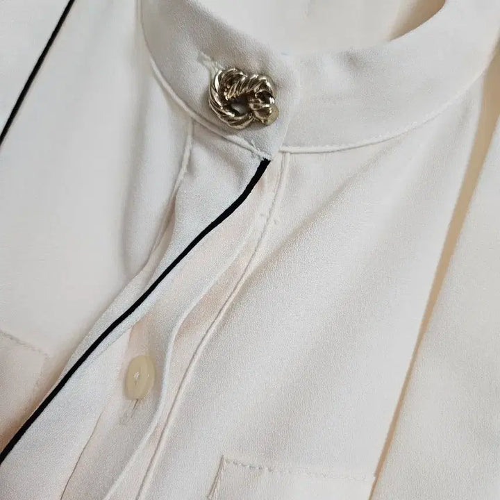 [BUNJANG] G Studio Ribbon Blouse / g스튜디오 커프스소매 블라우스 리본블라우스 상태굿