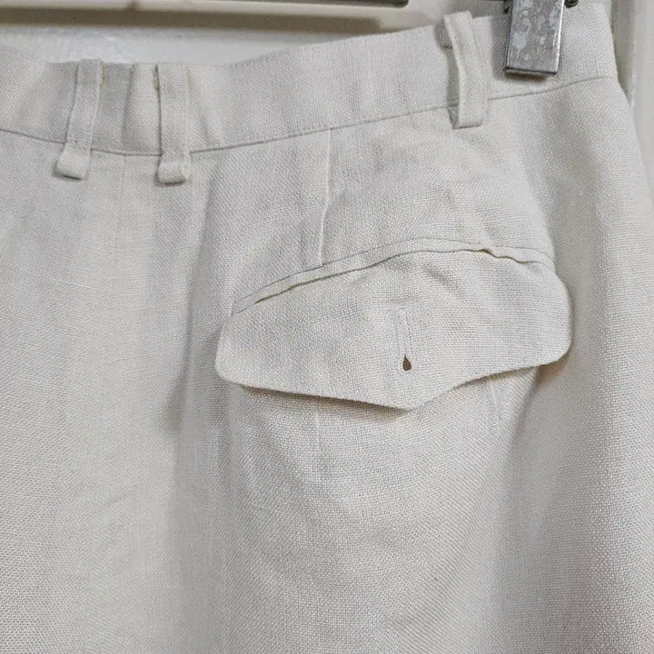 [BUNJANG] Burberry Linen Wide Pants / 버버리/일제 린넨 와이드바지44-55