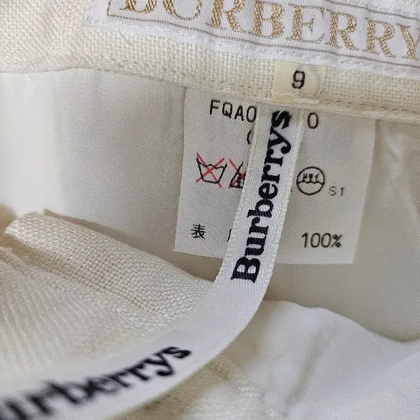 [BUNJANG] Burberry Linen Wide Pants / 버버리/일제 린넨 와이드바지44-55