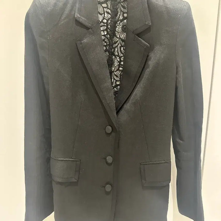 [BUNJANG] Linen Black Jacket / 에린 린넨 블랙 자켓