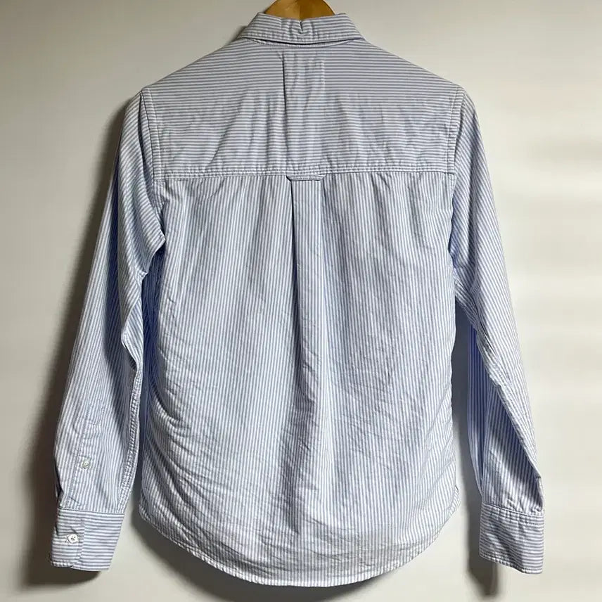 [BUNJANG] Ami Small Logo Heart Stripe Shirt / 아미 스몰로고 하트 스트라이프 서츠 남방 프리