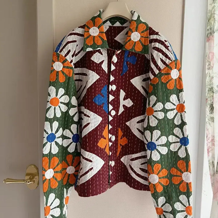 [BUNJANG] Vintage Kanta Quilt Jacket (Unisex) / 프리미엄 빈티지 칸타 퀼트자켓 남여공용
