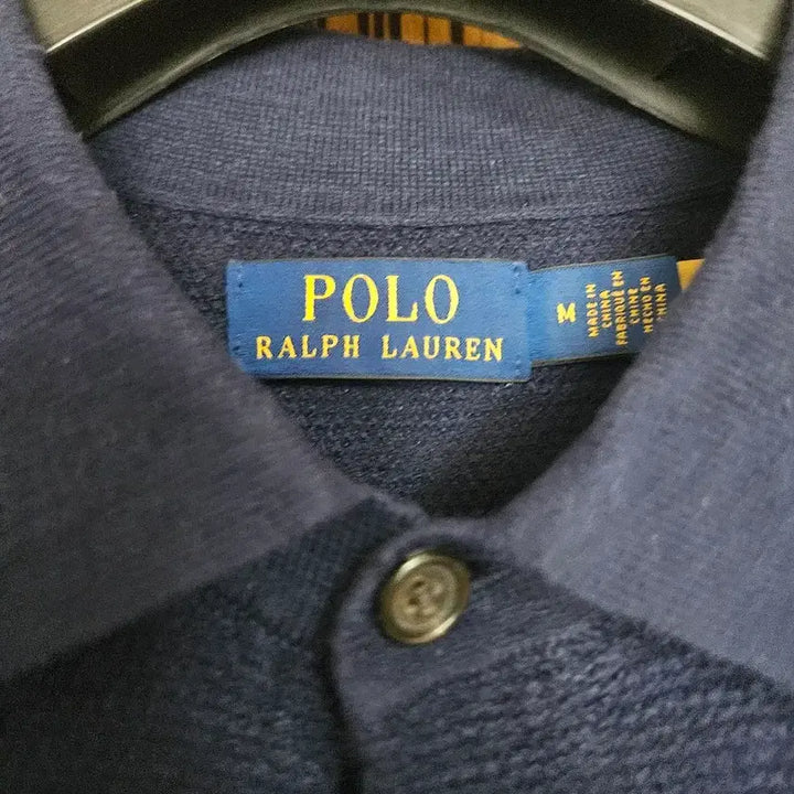 [BUNJANG] Polo Cotton Linen Shirt Sweater / 폴로 텍스처 코튼 리넨 셔츠 스웨터