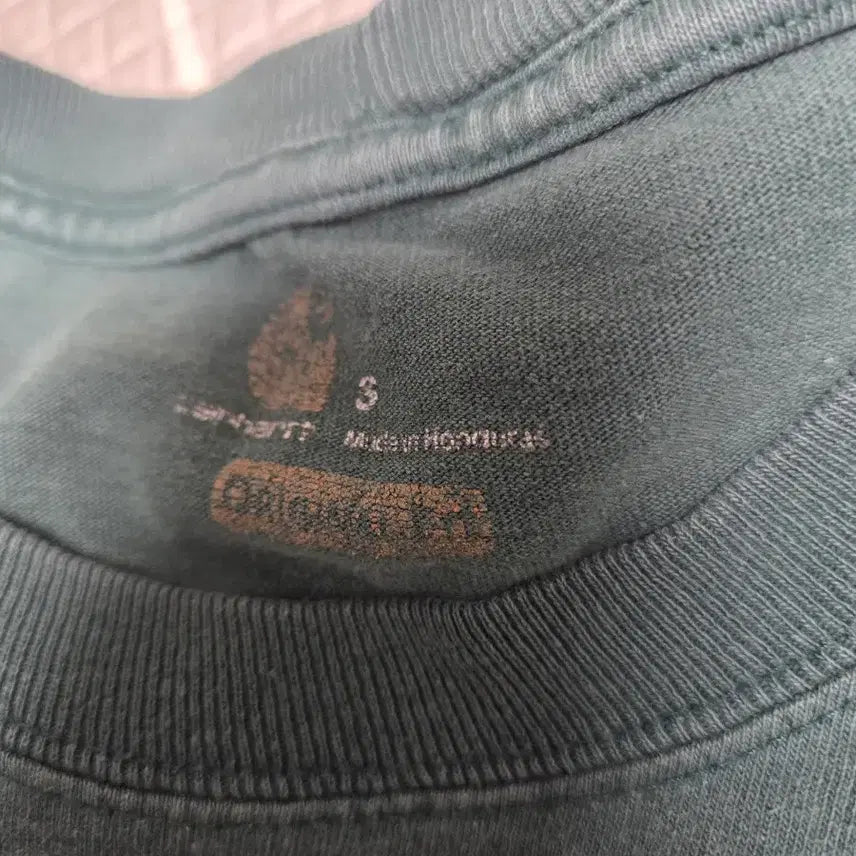 [BUNJANG] Carhartt Pocket T-shirt Dark Green / 칼하트 포켓 반팔 티셔츠 다크 그린95-100