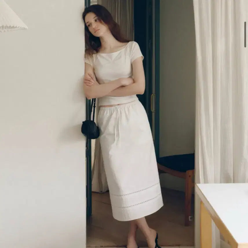 [SOLD OUT] FYEO 포유온 모네 코튼 롱스커트 새상품 mone cotton long