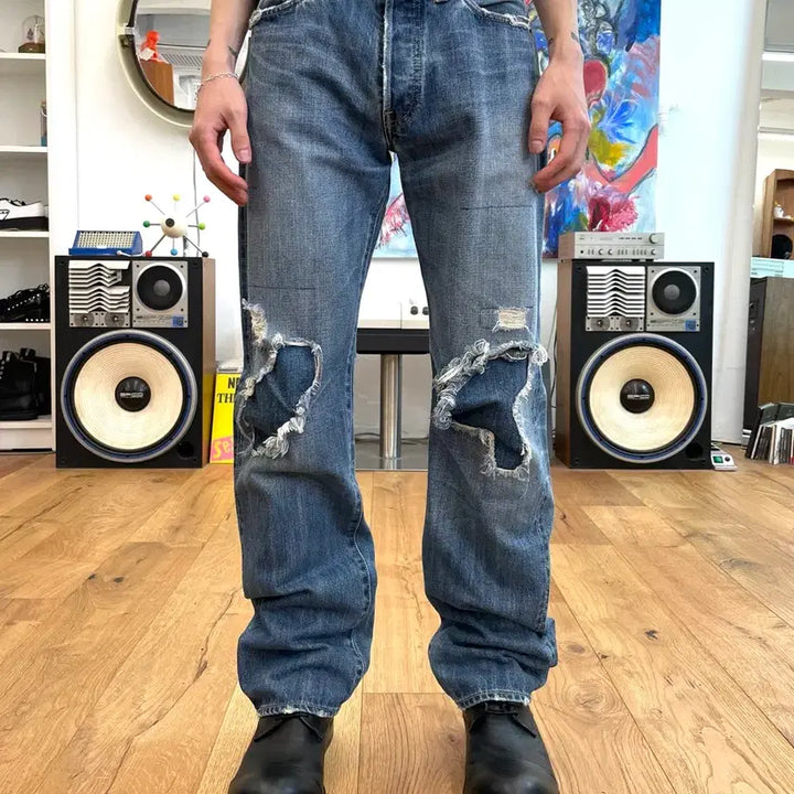 [BUNJANG] LVC Patchwork Denim Pants / [32] LVC 패치워크 데님 팬츠