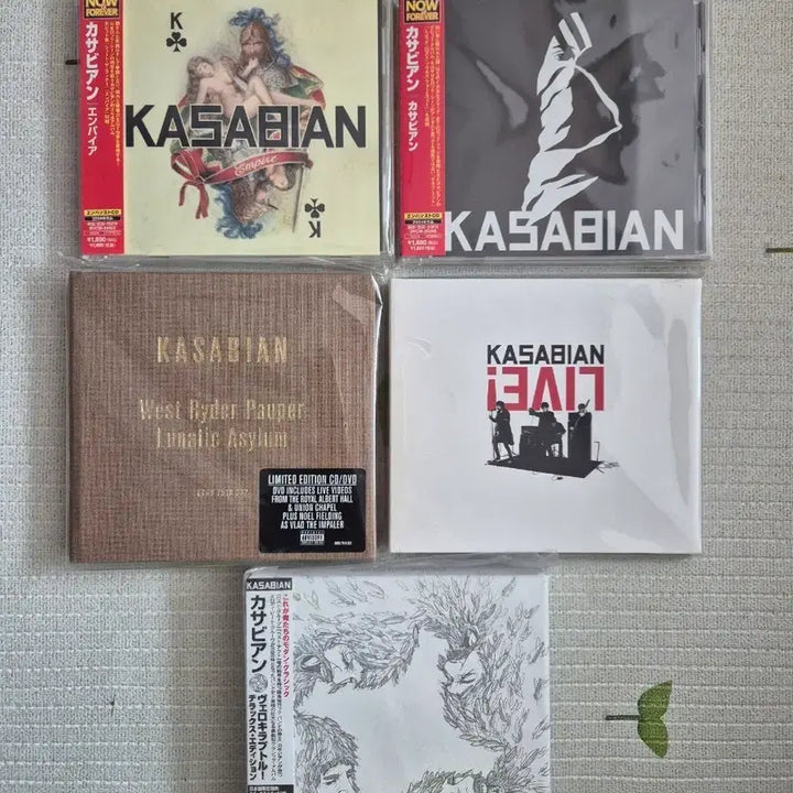 [BUNJANG] Kasabian Bundle Set - Studio &amp; Live Albums / 카사비안 앨범 CD 일괄