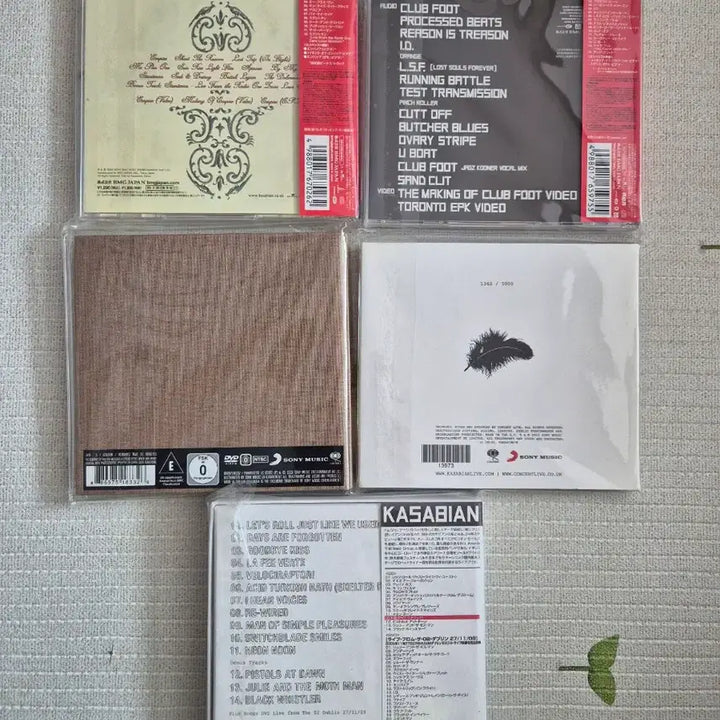 [BUNJANG] Kasabian Bundle Set - Studio &amp; Live Albums / 카사비안 앨범 CD 일괄