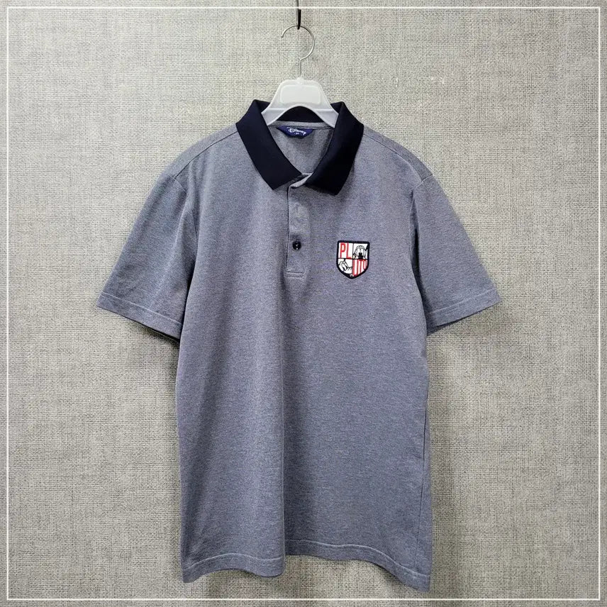 [BUNJANG] Disney Golf Navy Caravan Short-Sleeved Shirt (Men&