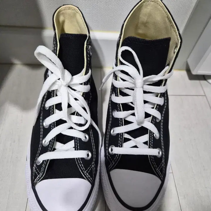 [BUNJANG] Converse All Star High Black Sneakers / 컨버스 올스타 하이 블랙 M9160C 240 새제품