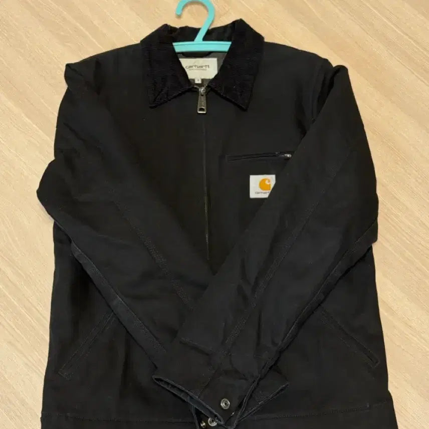 [SOLD OUT] 칼하트 WIP OG 디트로이트 자켓 블랙 에이지드 캔버스