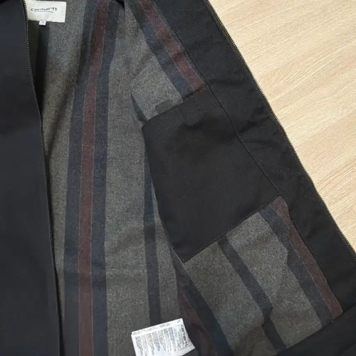 [SOLD OUT] 칼하트 WIP OG 디트로이트 자켓 블랙 에이지드 캔버스
