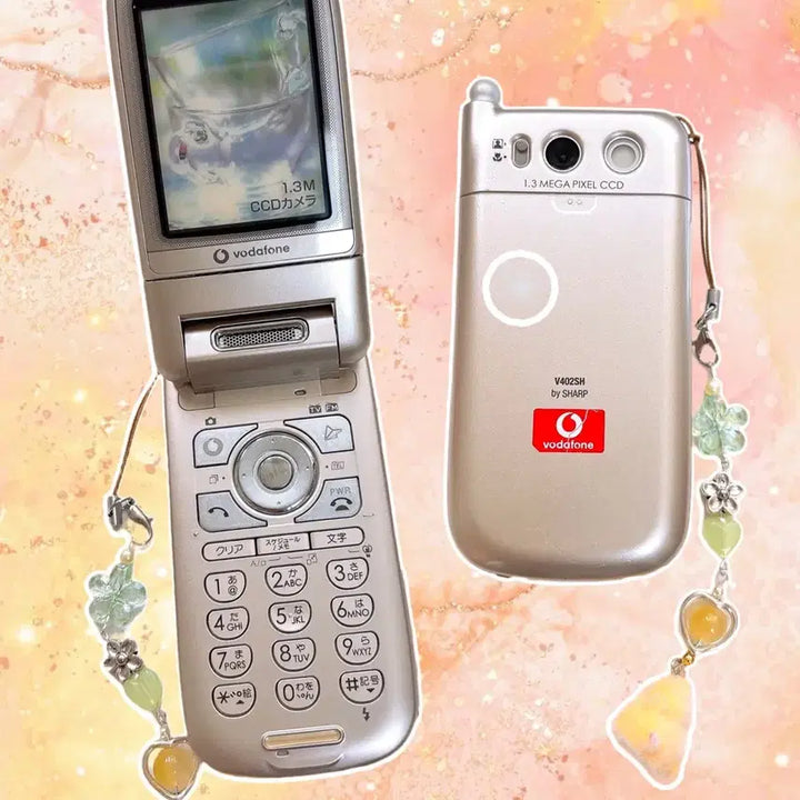 [BUNJANG] Vodafone Rose Gold Mockup Phone / 보다폰 로즈골드 목업폰 고전폰 폴더폰