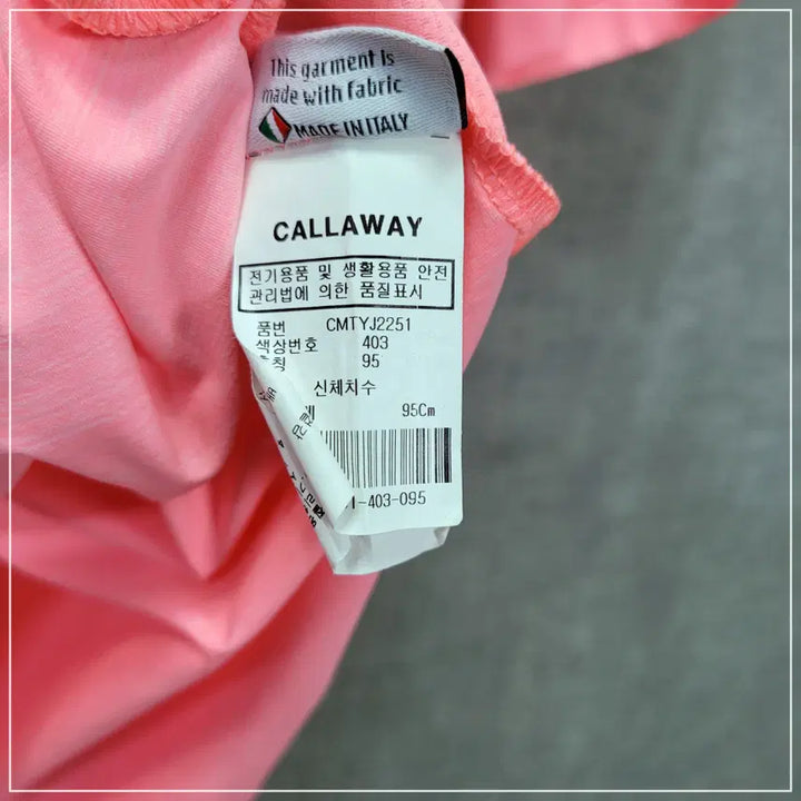[BUNJANG] Callaway Pink Golf Caravan Short Sleeve Shirt (Men&