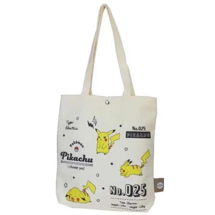 [BUNJANG] Pokemon Pikachu Tote Bag (Ivory) [Sealed] / 포켓몬 피카츄 에코백 토트백 미개봉 새상품