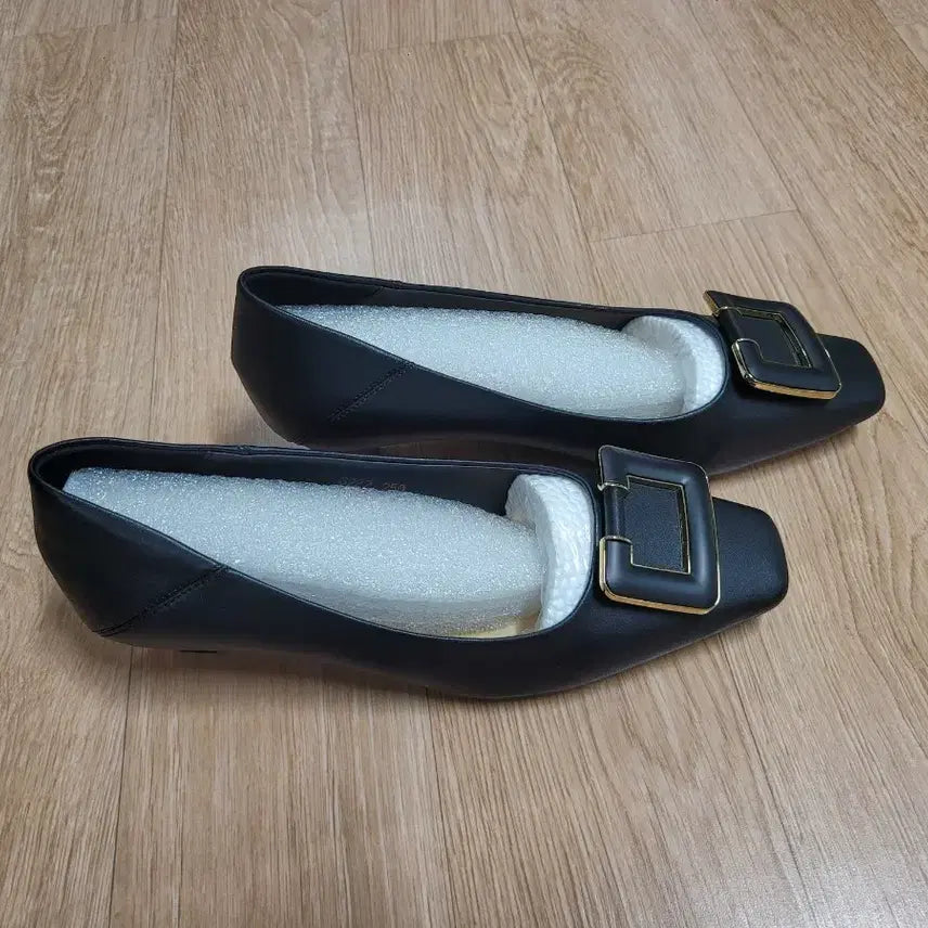 [SOLD OUT] 여성)블랙 플랫 슈즈 단화(새상품250m)