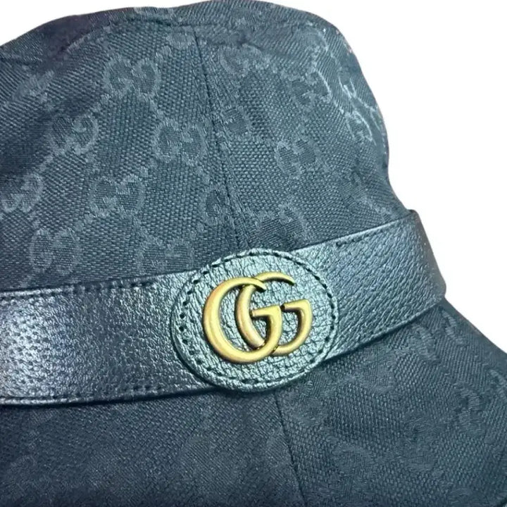 [BUNJANG] Gucci GG Logo Black Bucket Hat L / 구찌 GG 로고 블랙 버킷햇 모자 남녀공용제품 L사이즈 59cm
