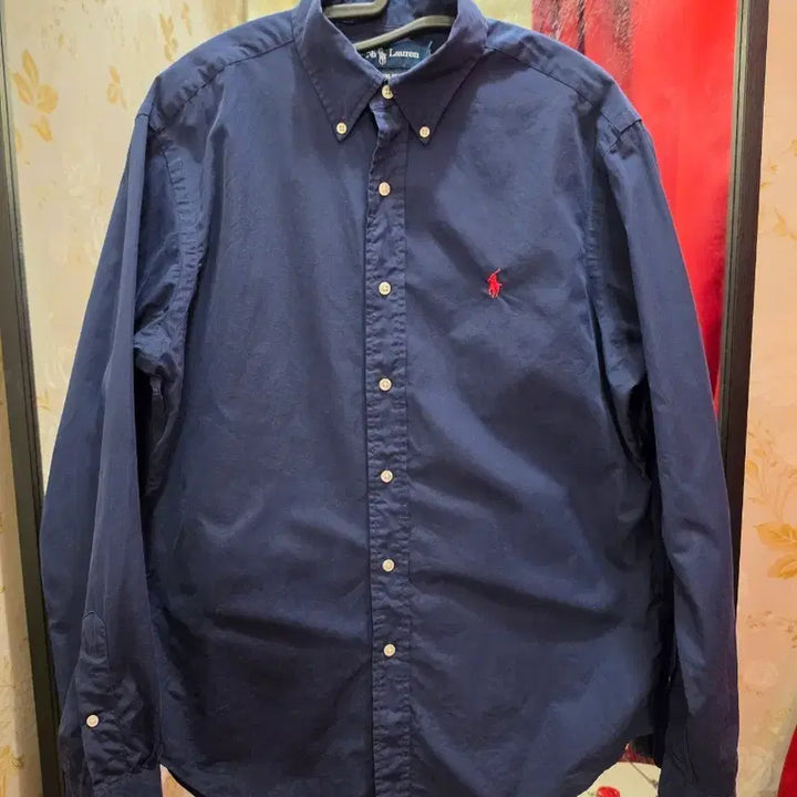 [SOLD OUT] 7/52 폴로 랄프로렌 네이비 긴팔 셔츠 M