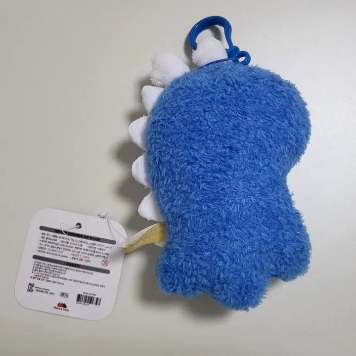 [BUNJANG] Kkomjirak Dino Plush Keyring / 꼼지락 공룡 다이노 인형 키링 블루