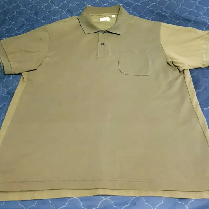 [BUNJANG] Uniqlo Engineered Garments Cotton Color Block Polo Shirt (XL) / (단종매물) 유니클로 엔지니어드 가먼츠 배색 코튼 반팔 카라티 (XL)