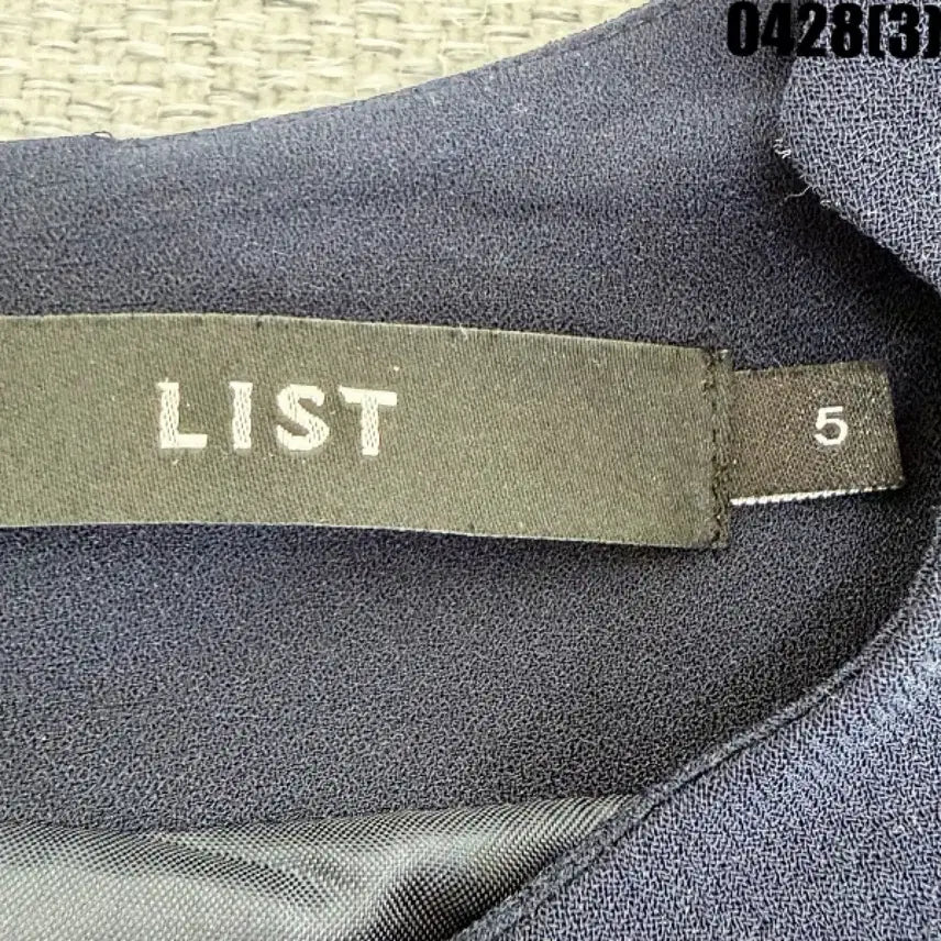 [BUNJANG] LIST Black Short Sleeve Midi Dress / 55 LIST 반팔 블랙 원피스 0428(3)