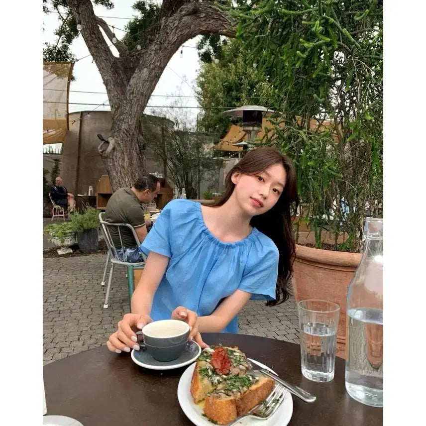 [BUNJANG] LePlain Silk Linen Blouse / 택달린새상품 르플레인 실크 린넨 블라우스 라플리에 시예
