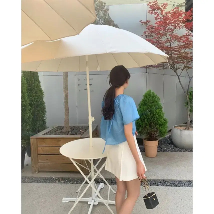 [BUNJANG] LePlain Silk Linen Blouse / 택달린새상품 르플레인 실크 린넨 블라우스 라플리에 시예