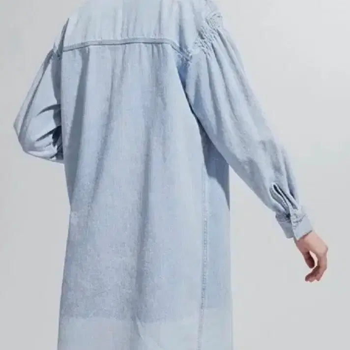 [SOLD OUT] 새거) 랑방 데님 원피스 워싱 라이트 블루
