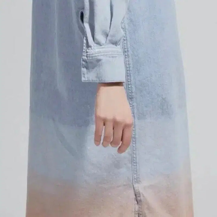 [SOLD OUT] 새거) 랑방 데님 원피스 워싱 라이트 블루