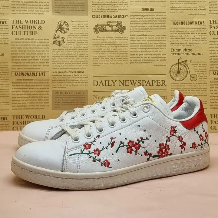 [BUNJANG] Adidas Stan Smith Custom Sneakers 255 / 아디다스 스탠스미스 커스텀 스니커즈 255