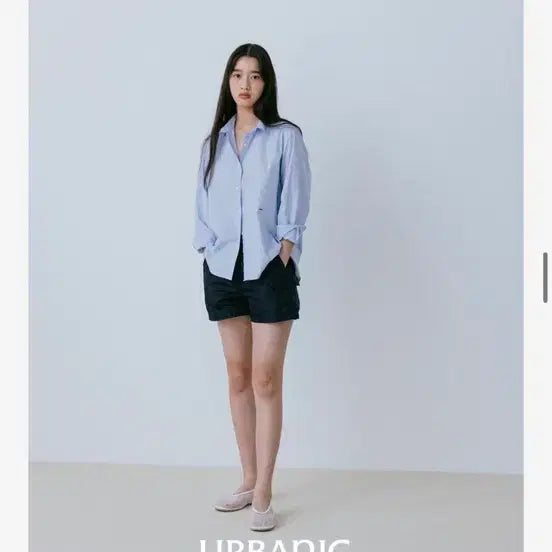 [BUNJANG] Urbanic30 Allen Shirt - Blue - Size 1 / 얼바닉30 Allen 셔츠 블루 사이즈 1