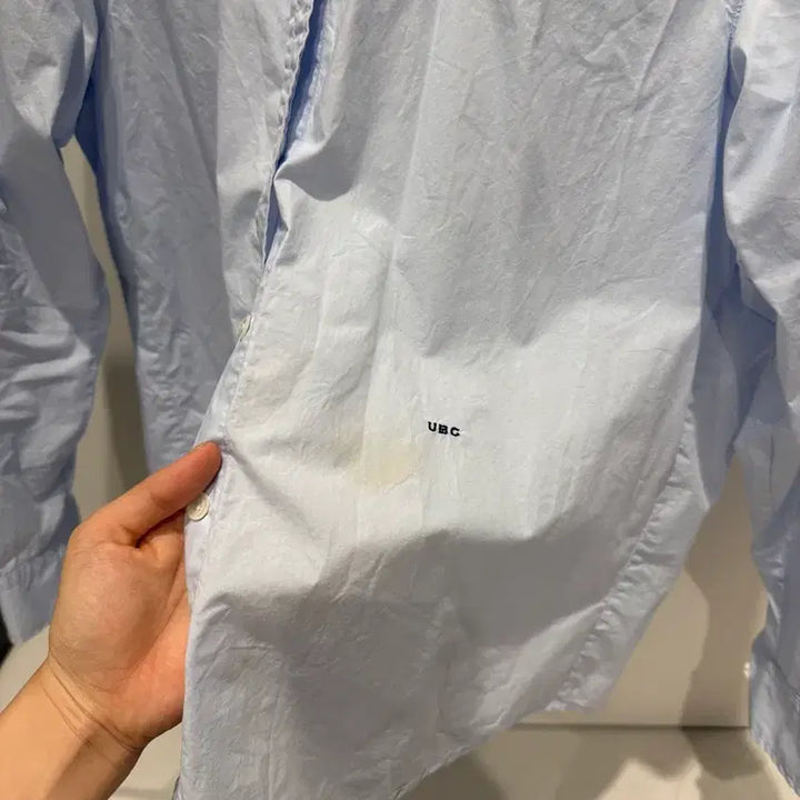 [BUNJANG] Urbanic30 Allen Shirt - Blue - Size 1 / 얼바닉30 Allen 셔츠 블루 사이즈 1