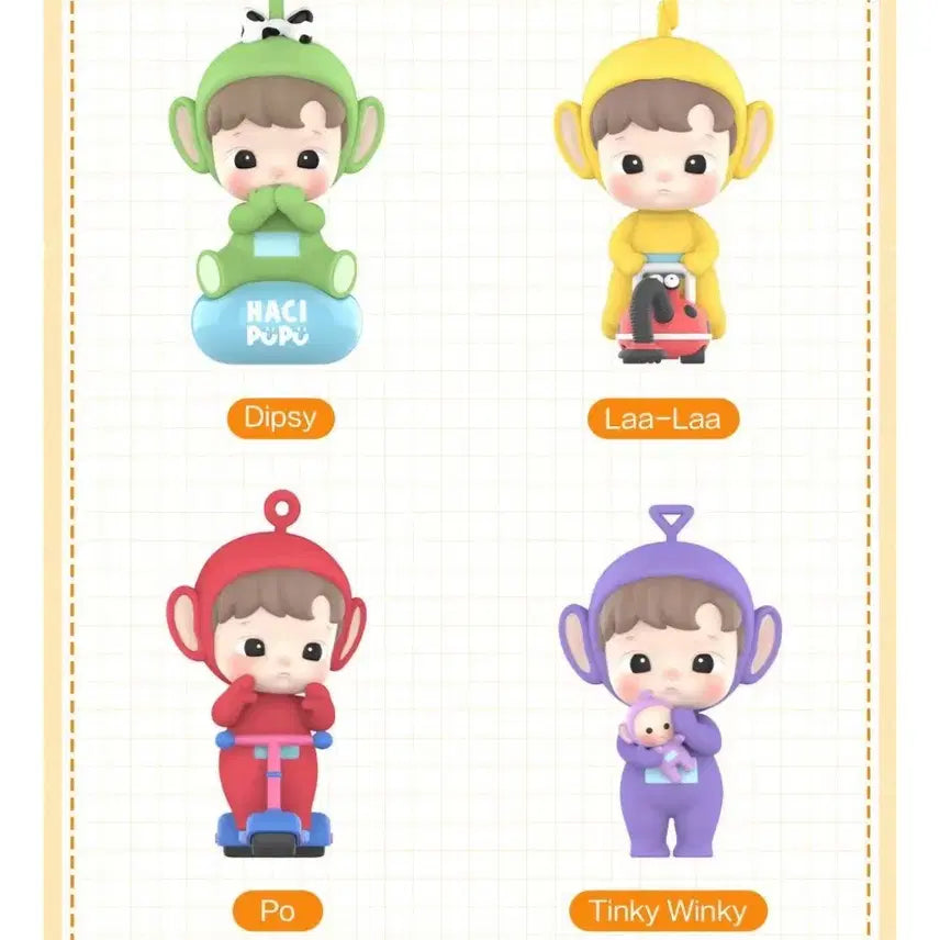 [BUNJANG] Popmart Hachipupu Teletubbies Figure / 팝마트 하치푸푸 텔레토비 피규어 판매
