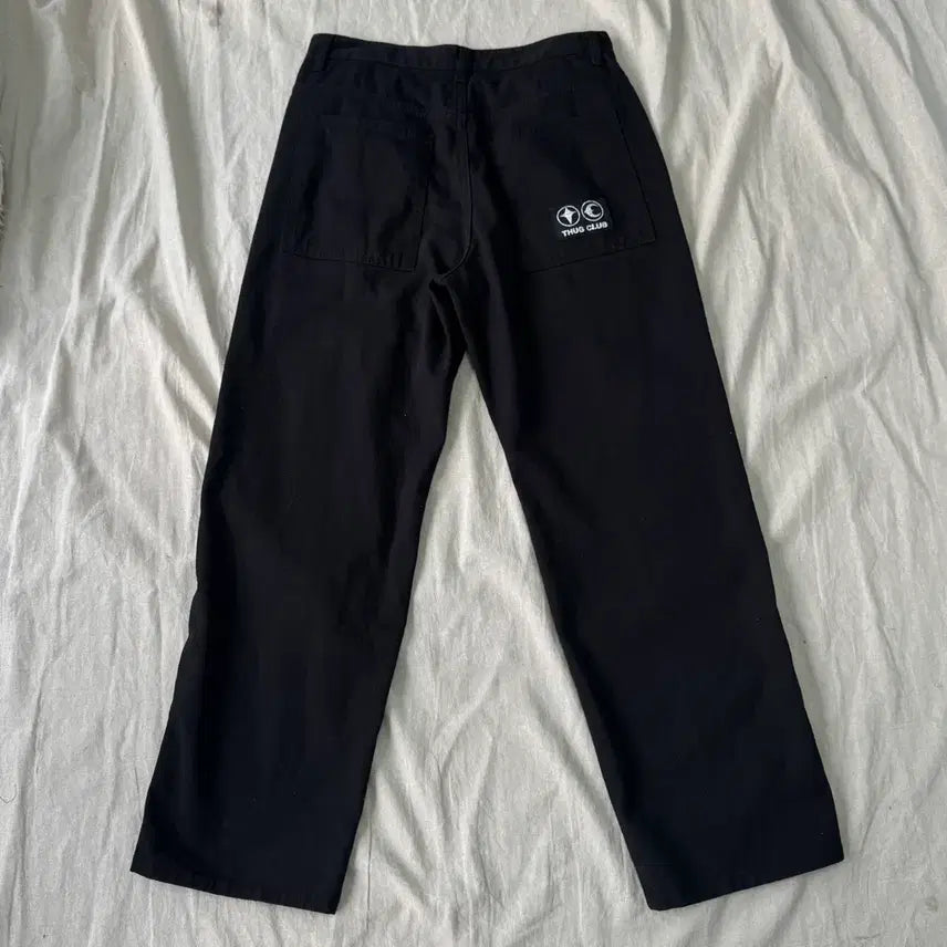 [SOLD OUT] 떠그클럽 리벳 카펜터 블랙 팬츠 L