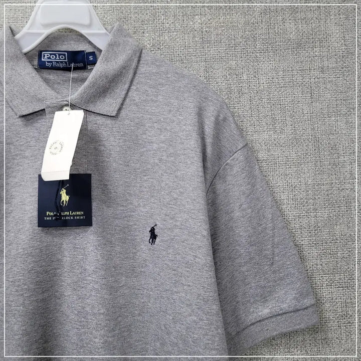 [BUNJANG] Polo Ralph Lauren Melange Caravan Short Sleeve Shirt / 1213. 폴로랄프로렌 멜란지 카라반팔 남성