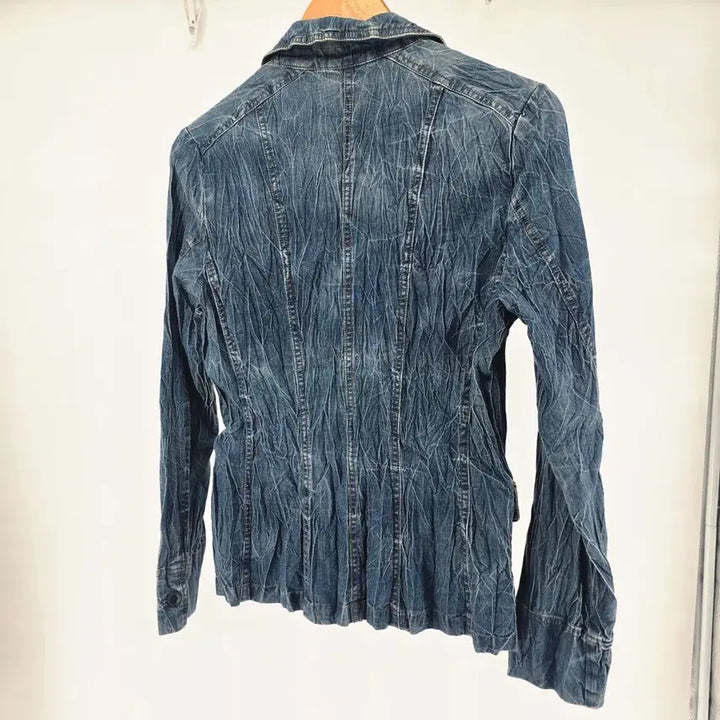 [BUNJANG] Y2K Vintage Denim Jacket / Y2K wrinkle 일본 빈티지 데님 자켓