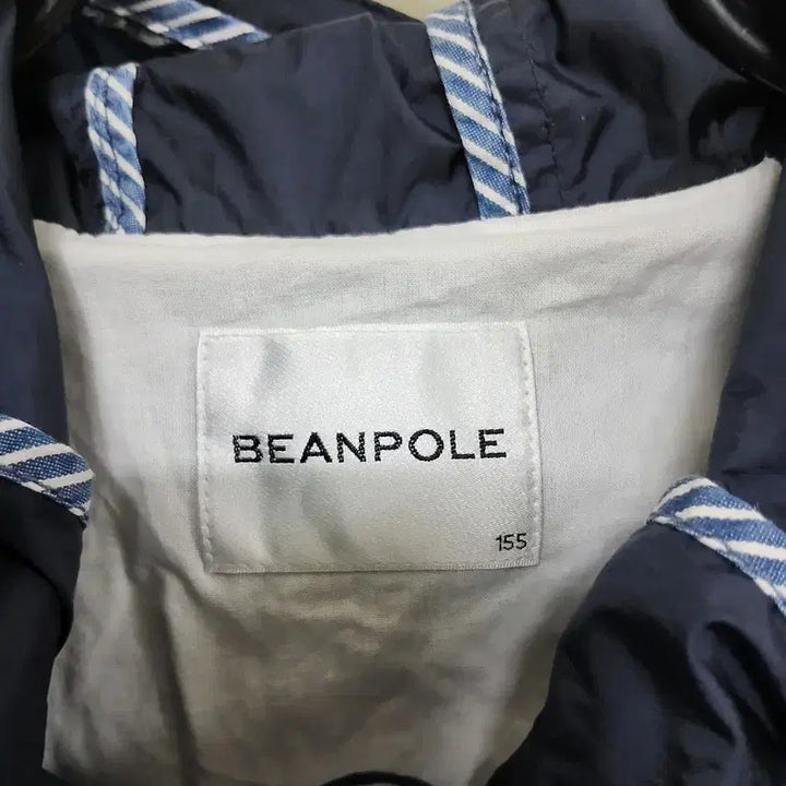 [BUNJANG] Beanpole Navy Hooded Windbreaker Jacket / 빈폴 네이비 후드 바람막이 점퍼.260427