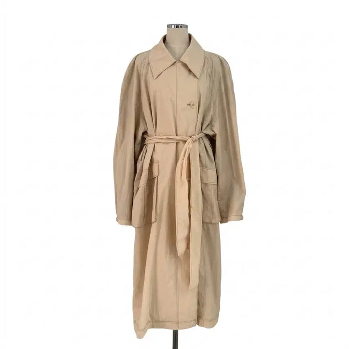 [BUNJANG] Overdue Flare Trench Coat / 오버듀플레어 트렌치