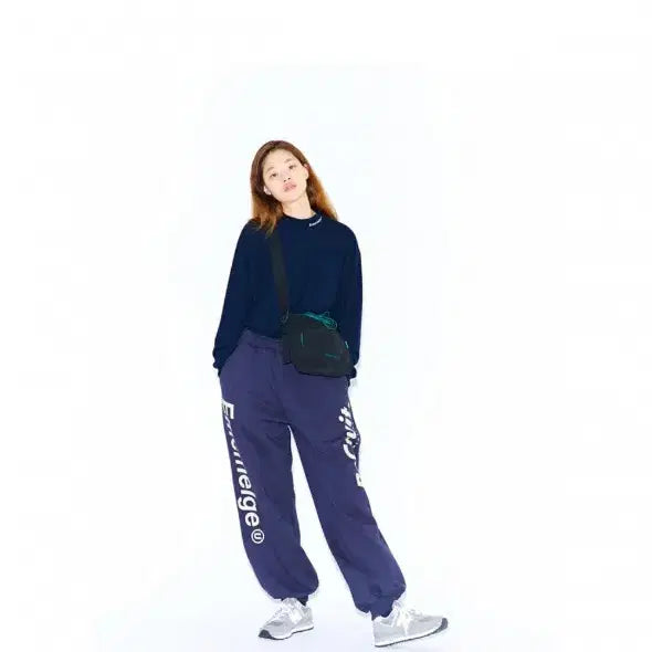 [BUNJANG] Mmlg Mock Neck Long Sleeve T-shirt Navy / Mmlg 모크넥 긴팔 티셔츠 네이비