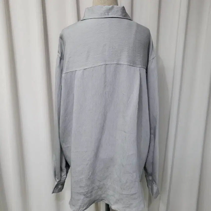 [BUNJANG] Silver &amp; Gray Pendant Shirt / 새제품  팬던트  실버&amp;그레이 셔츠