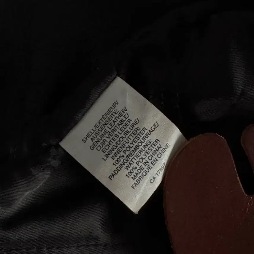 [BUNJANG] Old Gap Single Zip-Up Leather Jacket / [L] 올드갭 싱글 집업 레더 자켓