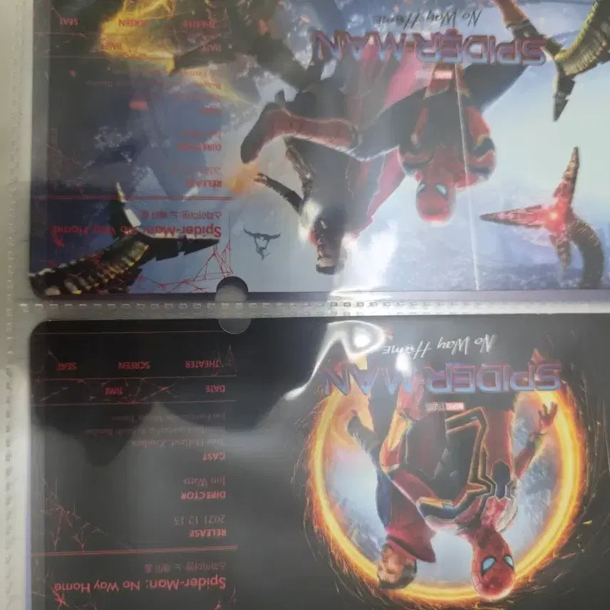 [BUNJANG] Spider-Man No Way Home Special Ticket Set / 스파이더맨 노웨이홈  스페셜티켓 2종