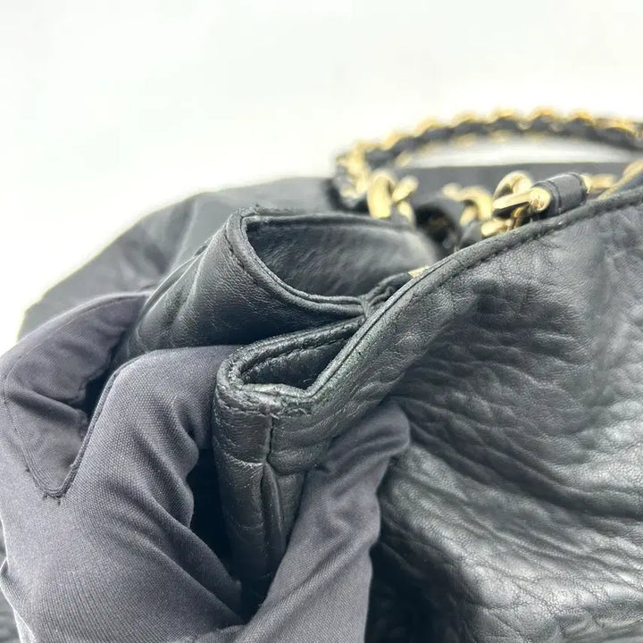 [BUNJANG] Fendi Mia Shoulder Bag - Large / 펜디 블랙 레더 미아 숄더백 라지(수요일까지만 이가격)