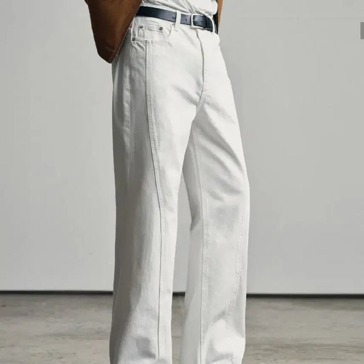 [BUNJANG] Ourdays Wavey Curved Wide Denim Pants (XL) / (새상품) 아워데이즈 웨이비 커브드 와이드 데님팬츠 (XL)