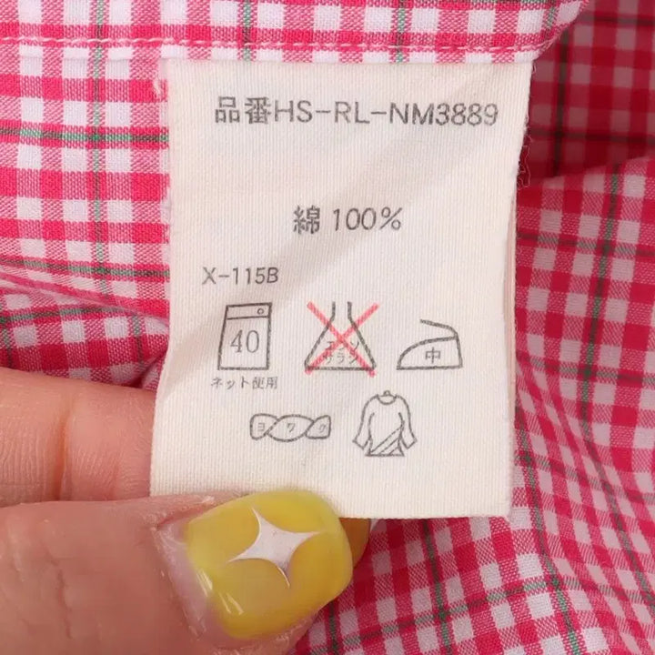 [BUNJANG] Polo Ralph Lauren Blake Pink Check Half Shirt / 폴로 랄프로렌 블레이크 핑크 체크 하프 셔츠