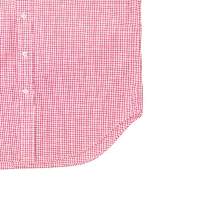 [BUNJANG] Polo Ralph Lauren Blake Pink Check Half Shirt / 폴로 랄프로렌 블레이크 핑크 체크 하프 셔츠