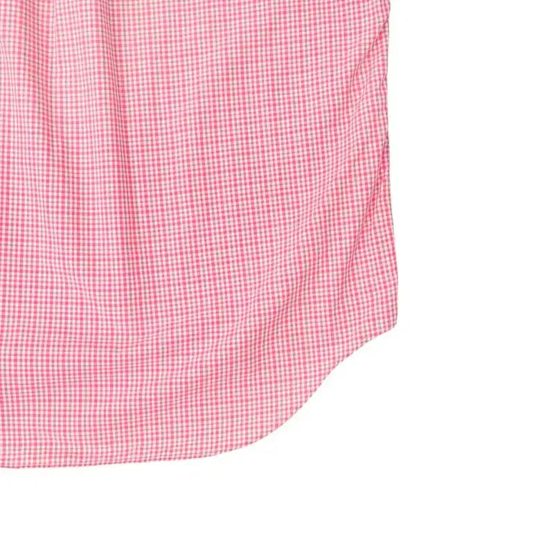 [BUNJANG] Polo Ralph Lauren Blake Pink Check Half Shirt / 폴로 랄프로렌 블레이크 핑크 체크 하프 셔츠